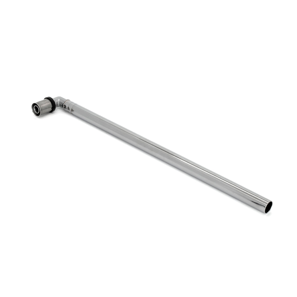 ZL-KY118-L1615300 | 16mm Radiator Elbow C/W 300mm Chrome Pipe