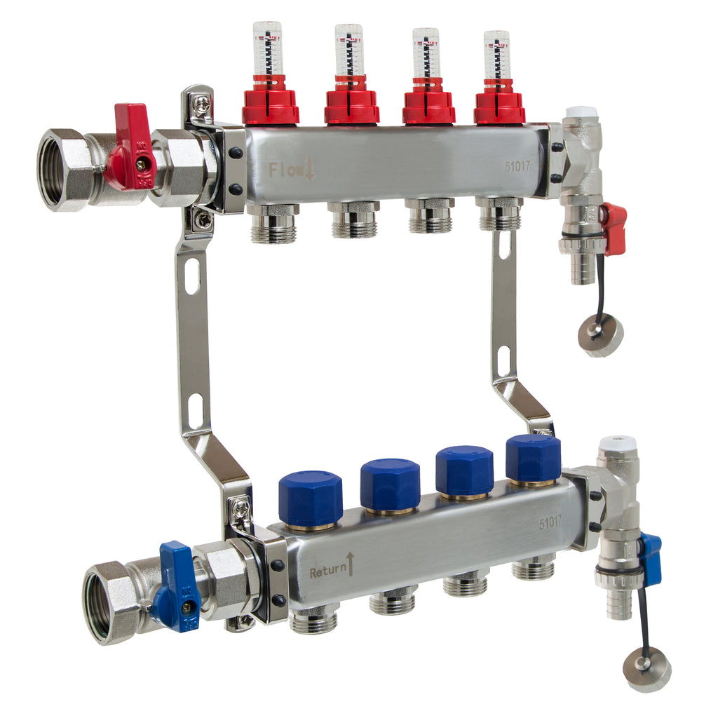 MANA452004 | Reliance 1" UFH Manifold Kit 4 Port