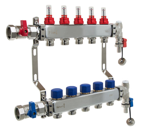 MANA452005 | Reliance 1" UFH Manifold Kit 5 Port