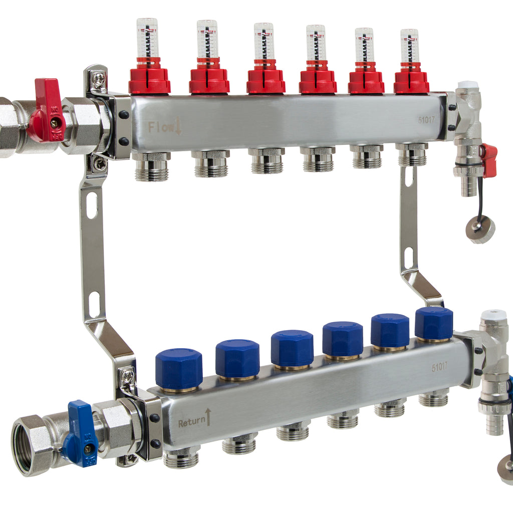 MANA452006 | Reliance 1" UFH Manifold Kit 6 Port