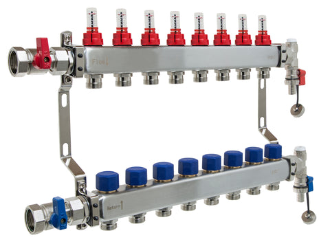 MANA452008 | Reliance 1" UFH Manifold Kit 8 Port