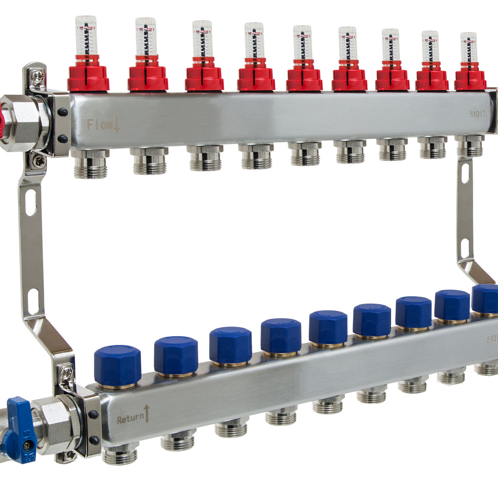 MANA452009 | Reliance 1" UFH Manifold Kit 9 Port
