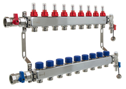 MANA452009 | Reliance 1" UFH Manifold Kit 9 Port