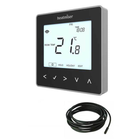 TXHENEO-EBLACK | NEO-E BLACK Thermostat & Floor Sensor