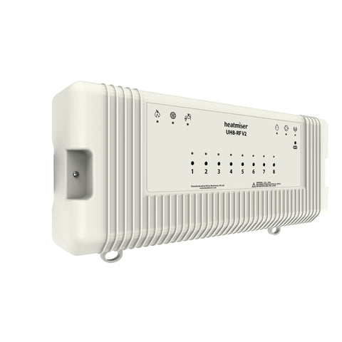 TX-UH8-RF | Heatmiser 8 Zone RF Wireless Wiring Centre